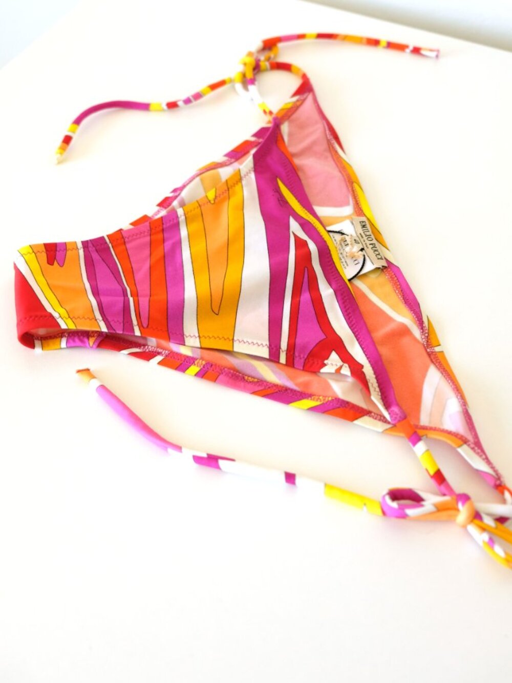 Emilio Pucci Bikini, 2-piece set, Size 40 (US Small), NWT, Fuchia, Vermillion+ - Picture 5 of 11